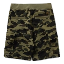 A Bathing Ape 1st Camo 6Pocket Sweat Shorts - Green Camo