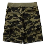 A Bathing Ape 1st Camo 6Pocket Sweat Shorts - Green Camo - Used