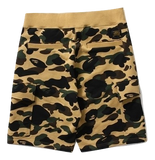 A Bathing Ape 1st Camo 6Pocket Sweat Shorts - Yellow Camo