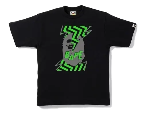 A Bathing Ape Lightning Head Tee Bape
