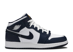 Air Jordan 1 Mid (GS) - Obsidian