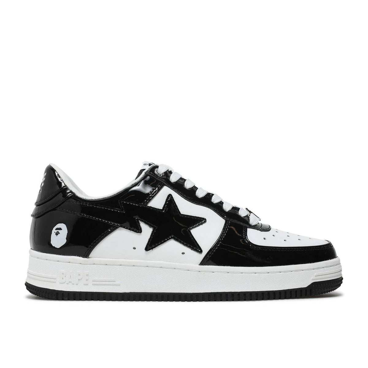 A Bathing Ape BAPESTA M2 Patent - Black Bape