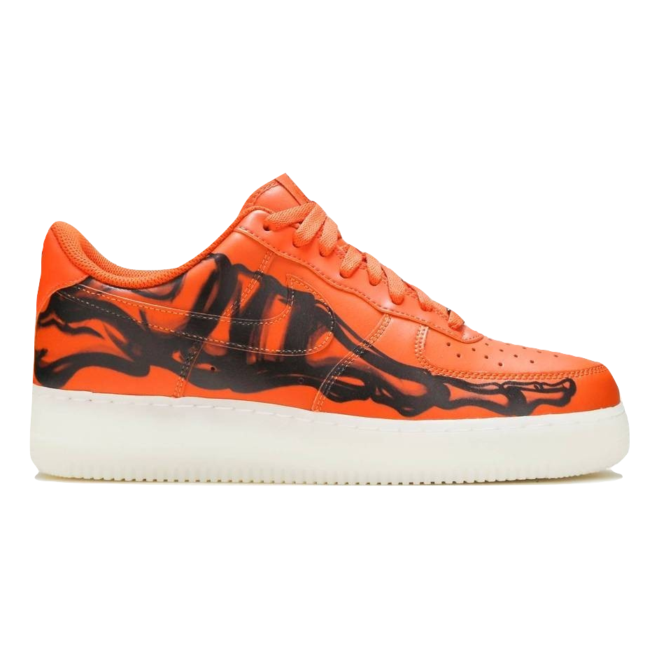 Nike Air Force 1 '07 Skeleton QS - Orange Skeleton - Used