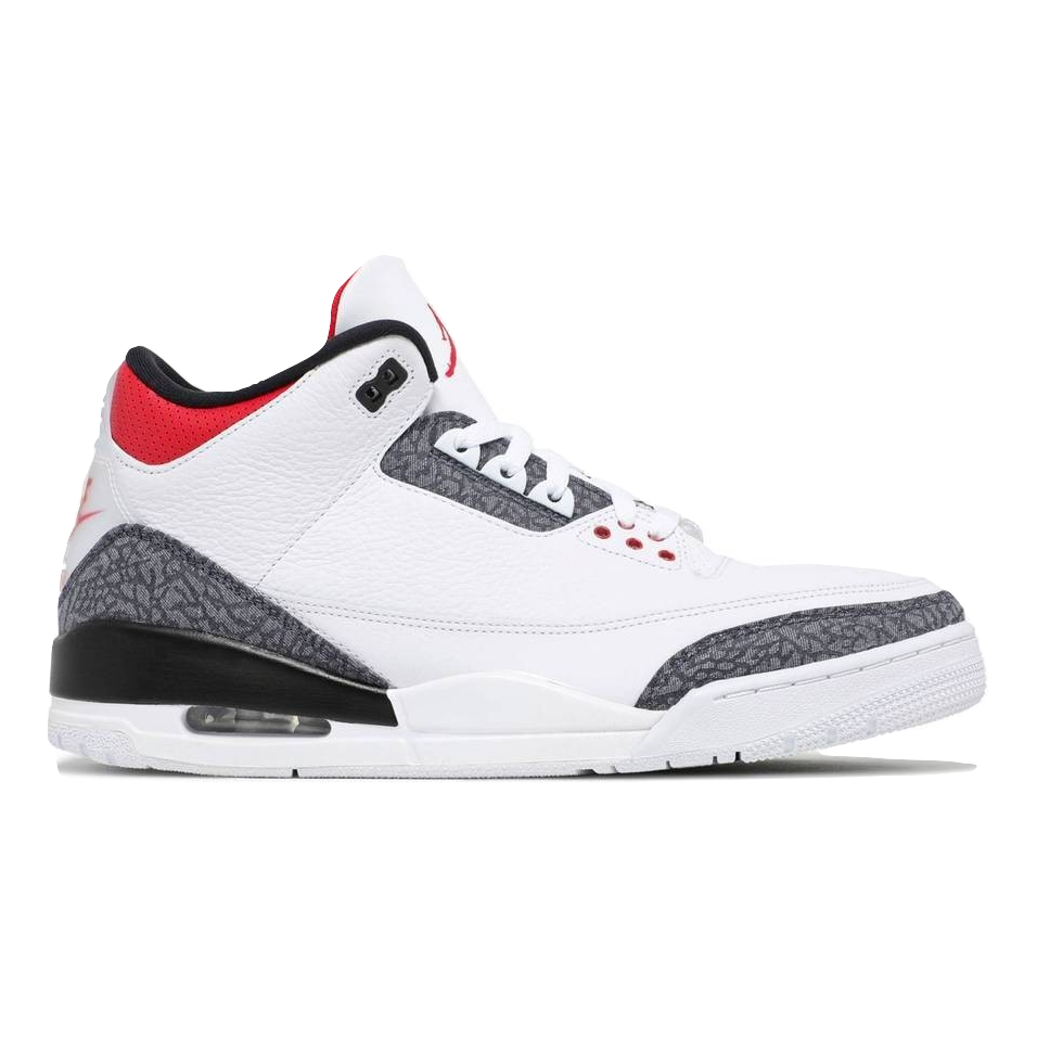 Air Jordan 3 Retro SE - Fire Red Denim - Used Air Jordan