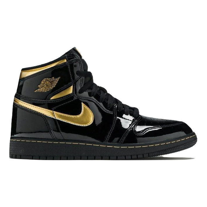 Air Jordan 1 Retro High OG GS - Black Metallic Gold - Used