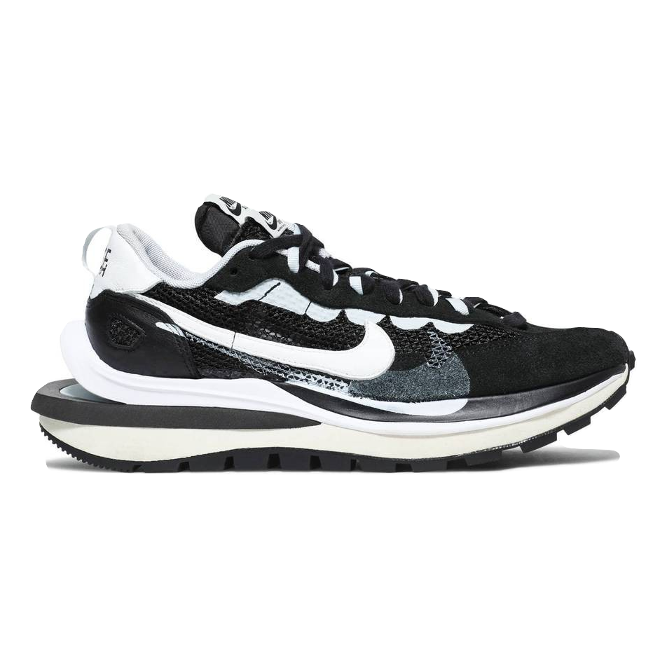 Nike Vaporwaffle / Sacai - Black White - Used Nike