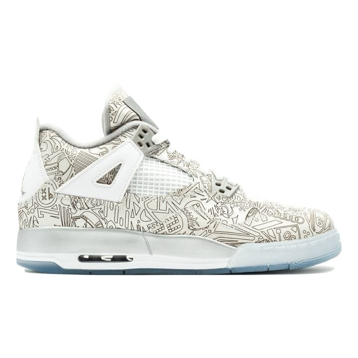 Air Jordan 4 Retro Laser BG - Laser White