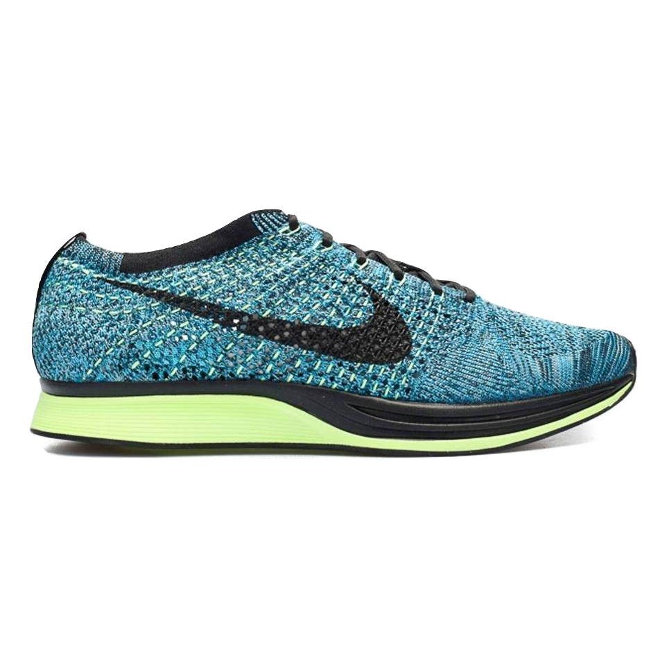 NIke Flyknit Racer - Blue Lagoon - Used