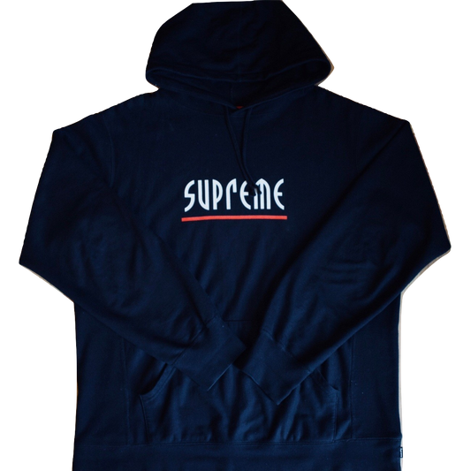 Supreme The Riot That Never Was Hooded Sweatshirt - Black - Used Supreme