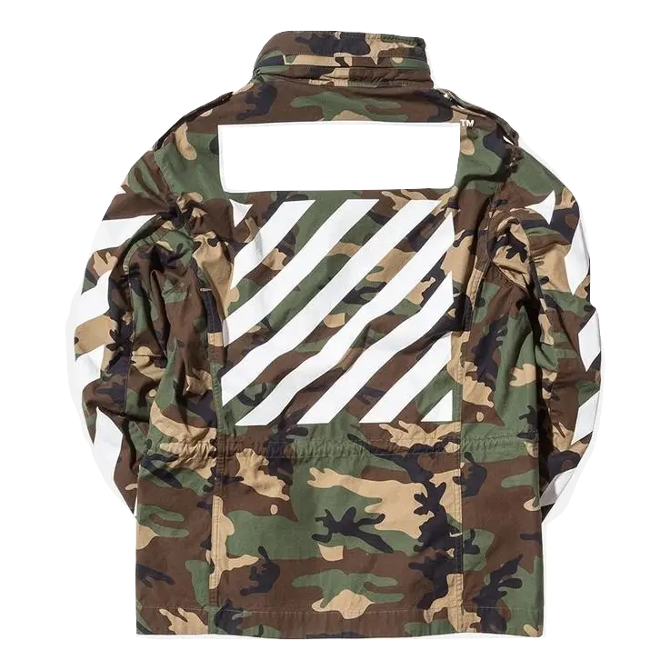 OFF-WHITE Camouflage M65 Jacket - Green Camo OFF-WHITE
