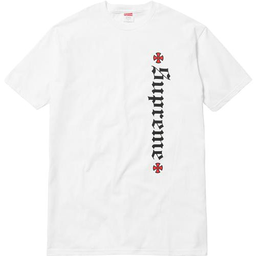 Supreme Independent Old English Tee - White Supreme