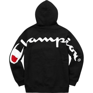 Supreme Champion Hooded Sweatshirt - Black Supreme