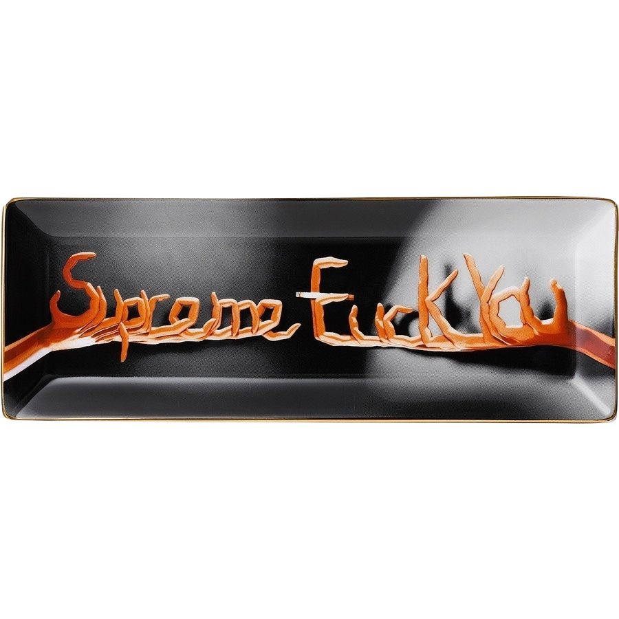 Supreme F*** You Tray - Black Supreme