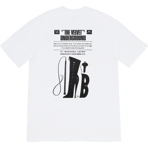 Supreme/The Velvet Underground Tee - White - Used Supreme