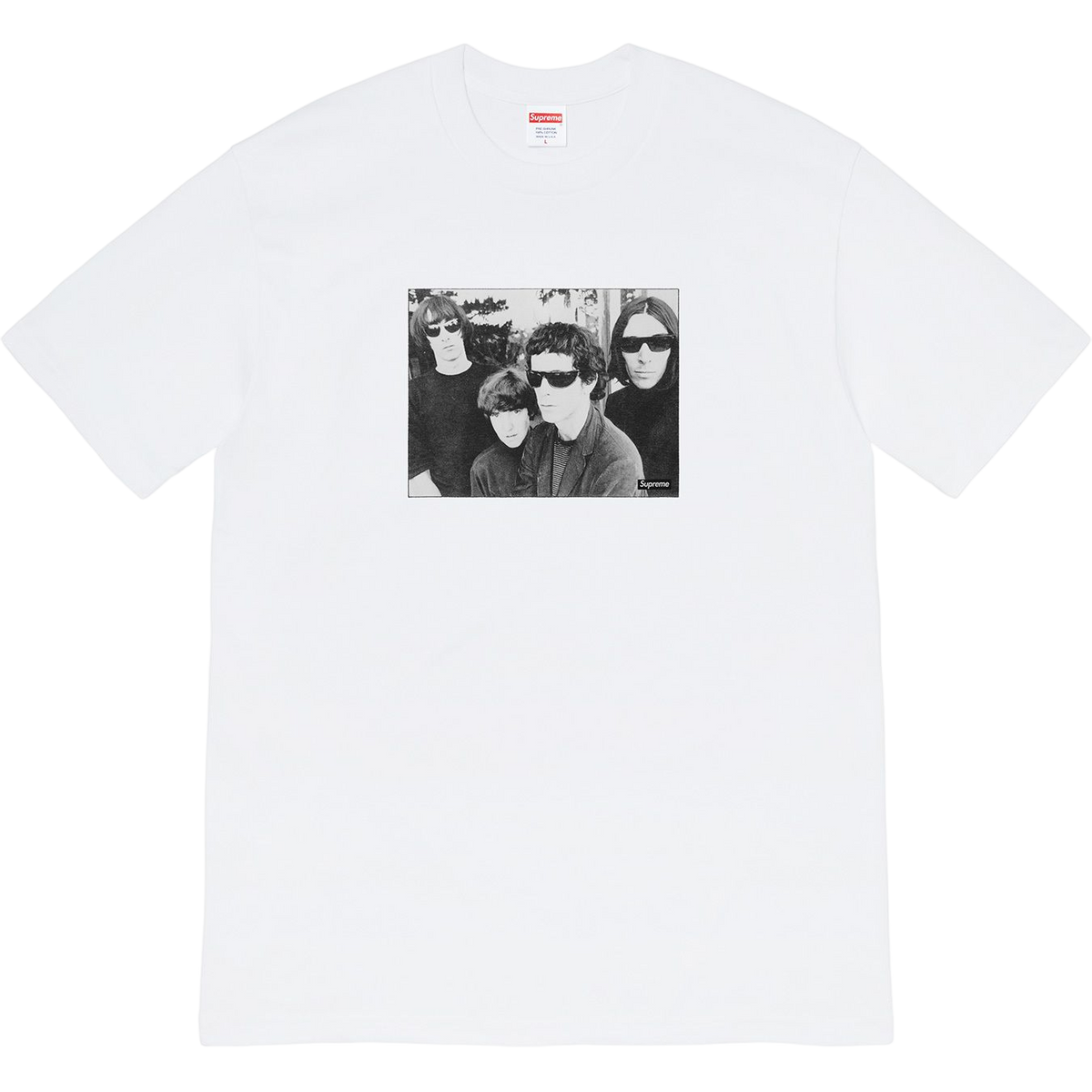 Supreme/The Velvet Underground Tee - White - Used Supreme
