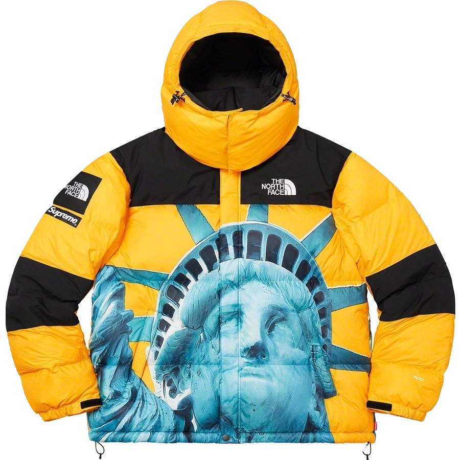 Supreme X The North Face Statue of Liberty Baltoro Jacket - Yellow Supreme