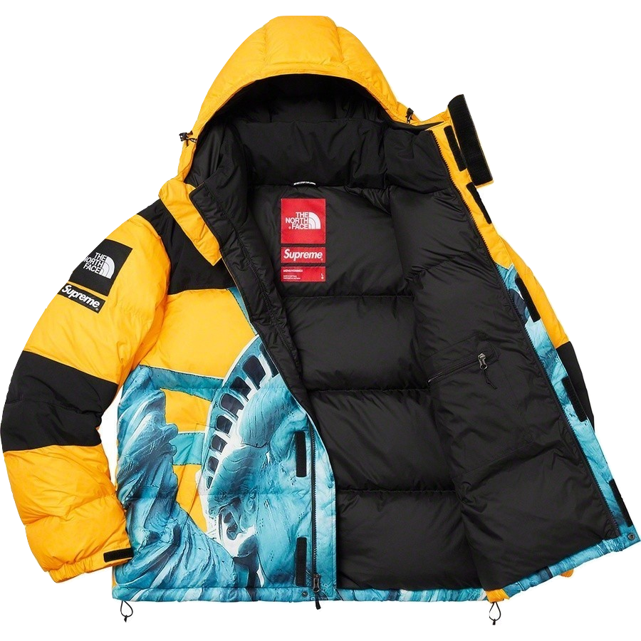 Supreme X The North Face Statue of Liberty Baltoro Jacket - Yellow Supreme