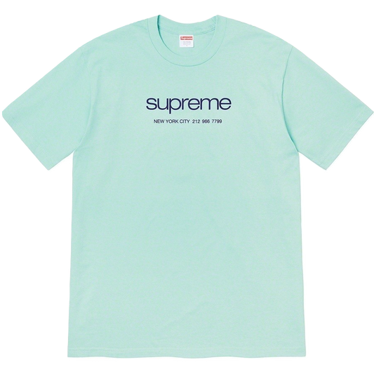 Supreme Shop Tee - Light Teal Supreme
