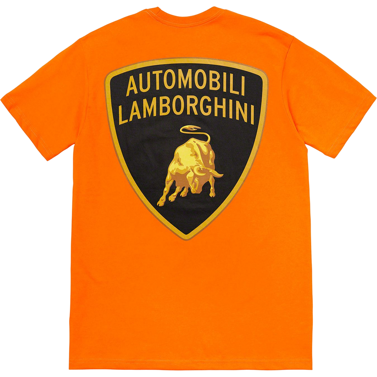Supreme Lamborghini Tee - Orange Supreme