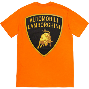 Supreme Lamborghini Tee - Orange Supreme