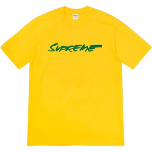 Supreme Futura Logo Tee - Yellow FW20 Supreme