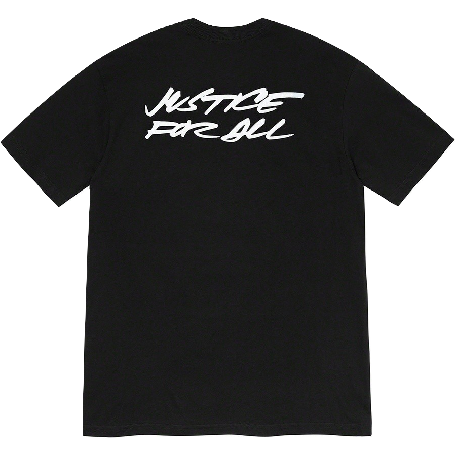Supreme Futura Logo Tee - Black Supreme