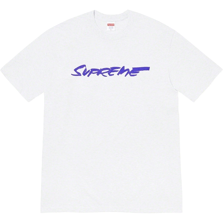 Supreme Futura Logo Tee - Ash Grey FW20