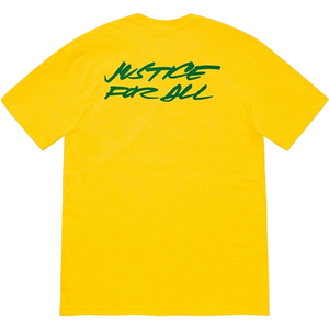 Supreme Futura Logo Tee - Yellow FW20 Supreme