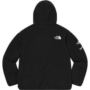 Supreme x The North Face S Logo Hooded Fleece Jacket - Black - Used Supreme