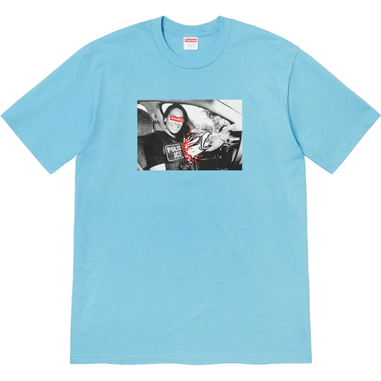 Supreme x ANTIHERO ICE Tee - Light Slate - Used