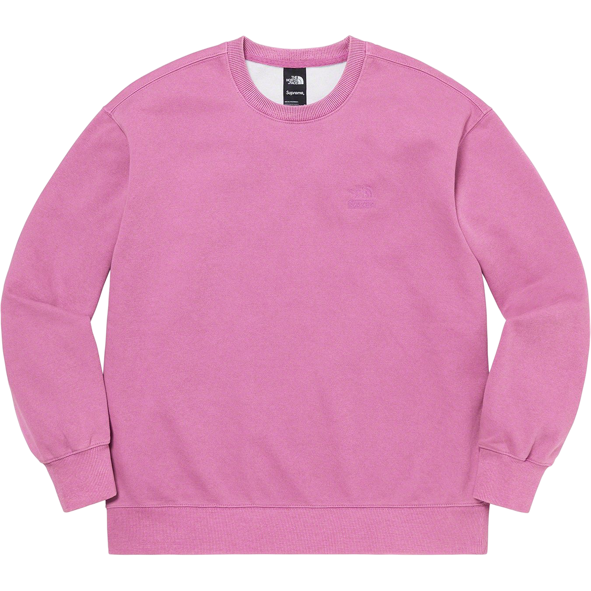 Supreme x The North Face Pigment Printed Crewneck - Pink Supreme