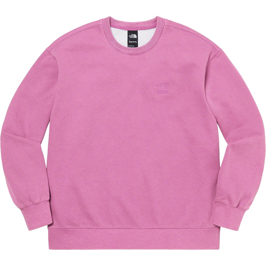 Supreme x The North Face Pigment Printed Crewneck - Pink
