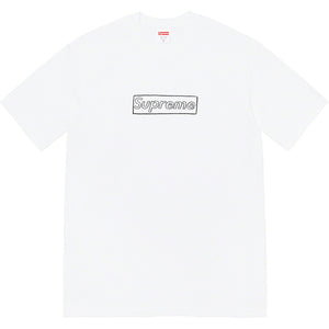 Supreme x KAWS Chalk Logo Tee - White