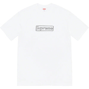 Supreme x KAWS Chalk Logo Tee - White - Used