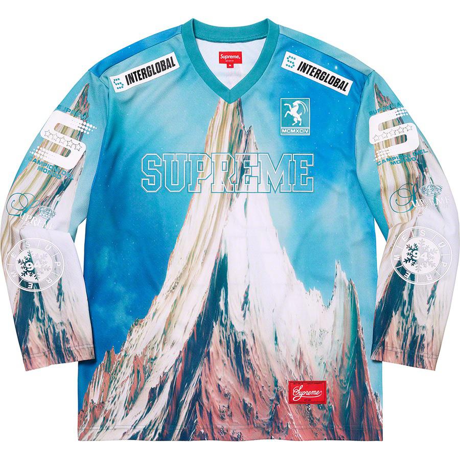 Supreme Mountain Hockey Jersey - Blue - Used Supreme