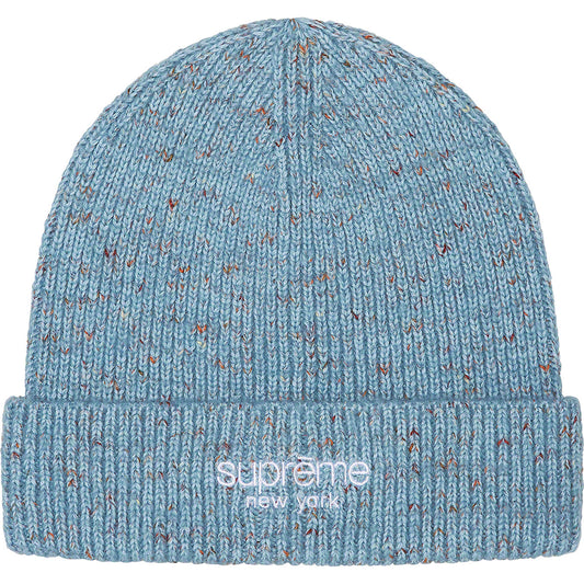 Supreme Rainbow Speckle Beanie FW21 - Blue Supreme