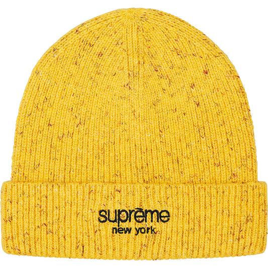 Supreme Rainbow Speckle Beanie FW21 - Yellow Supreme