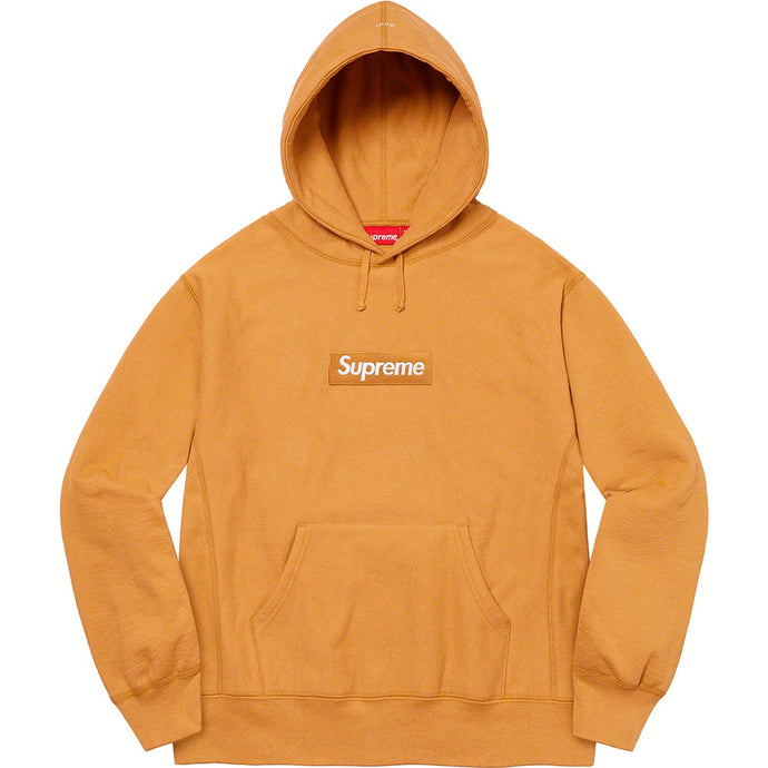 Supreme Box Logo Hoodie FW21 - Light Mustard