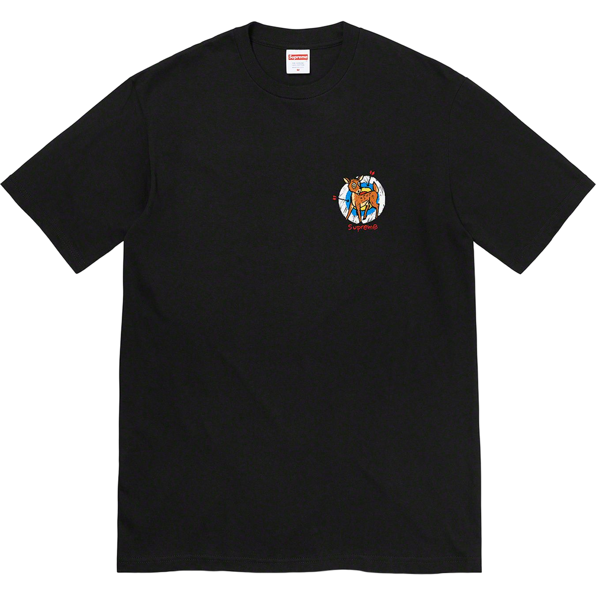 Supreme Deer Tee - Black Supreme