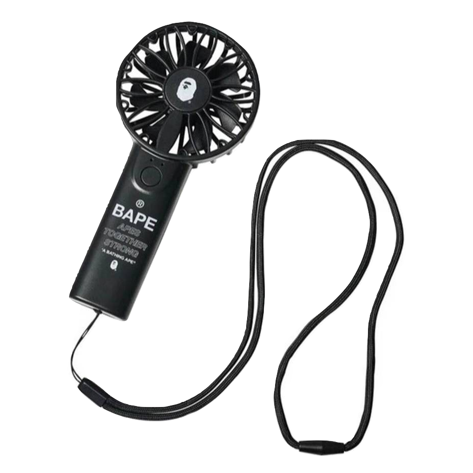 A Bathing Ape Portable Fan - Black Bape