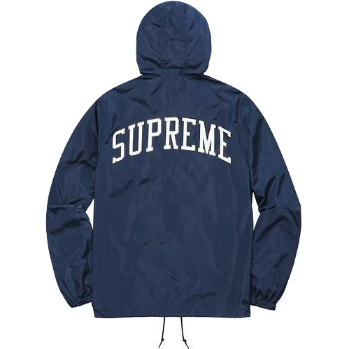 Supreme Champion Half Zip Windbreaker - Navy - Used