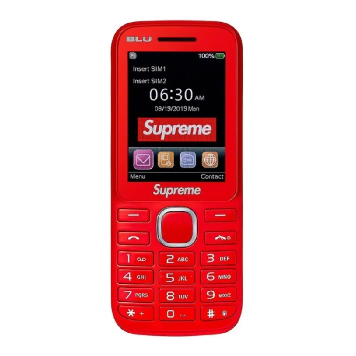 Supreme/Blu Burner Phone - Red Supreme