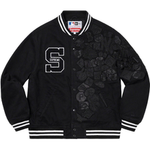 Supreme/New Era/MLB Varsity Jacket - Black
