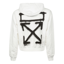 Off-White Spray Painting Over Hoodie - White/Black
