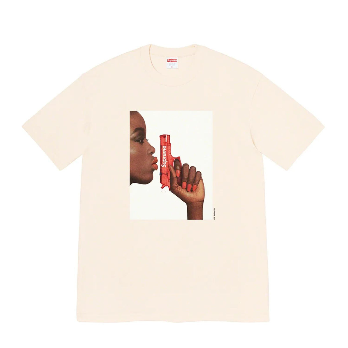 Supreme Water Pistol Tee - Natural Supreme