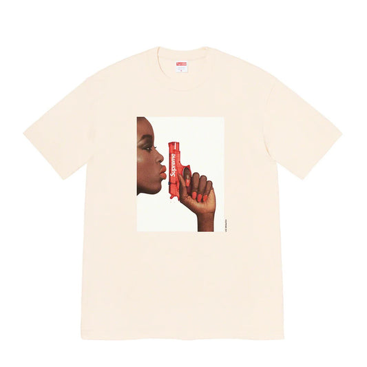 Supreme Water Pistol Tee - Natural