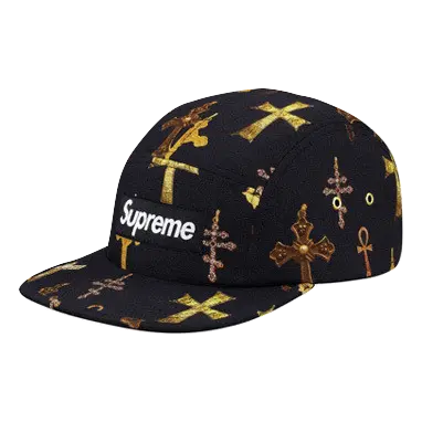 Supreme Crosses Camp Cap - Black Supreme