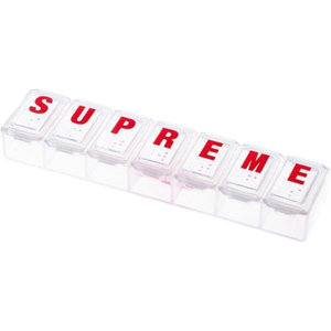 Supreme Weekday Pillbox - Clear