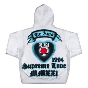 Supreme Love Hooded Sweatshirt - Ash Grey Supreme