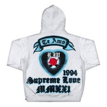 Supreme Love Hooded Sweatshirt - Ash Grey